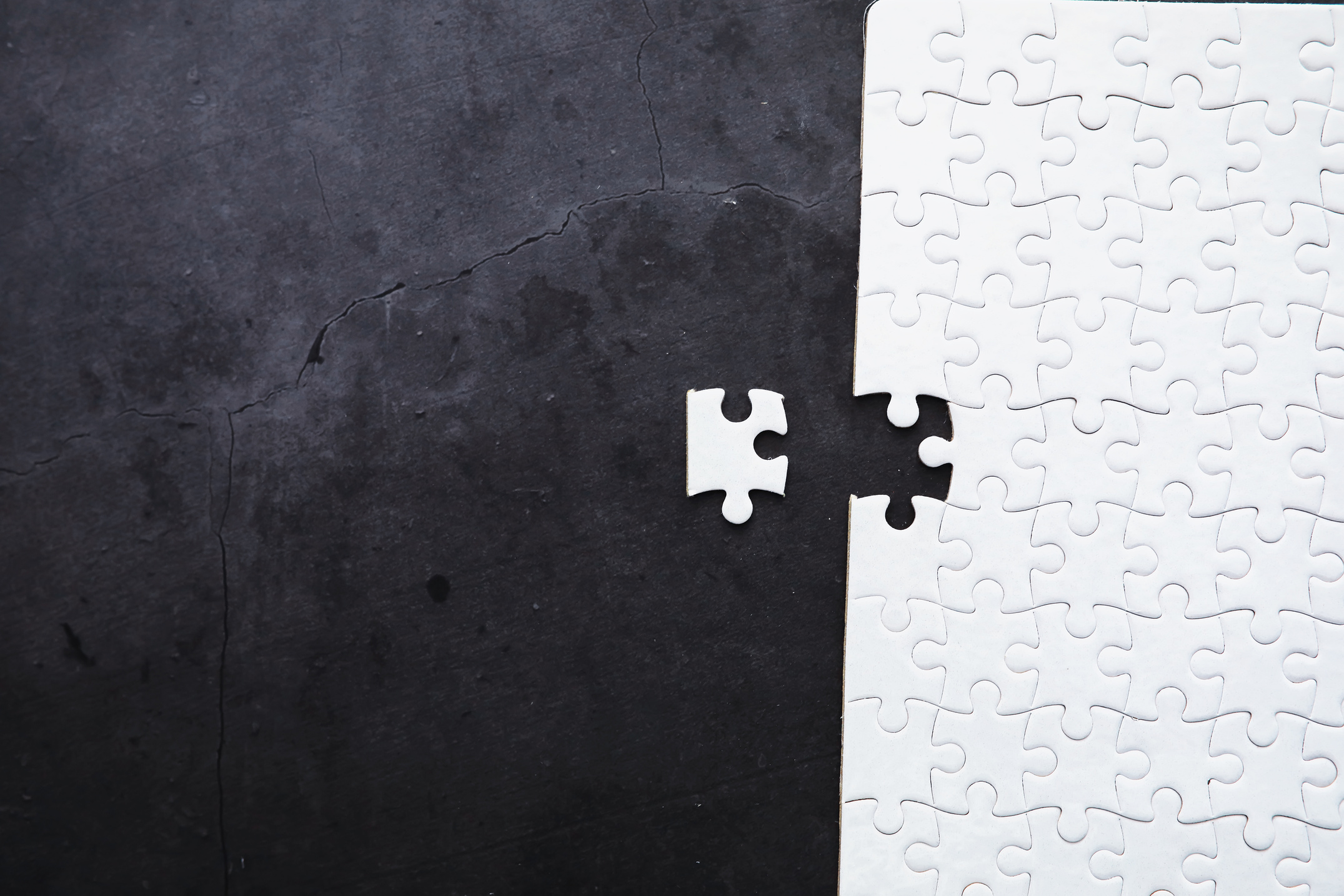 White Jigsaw Puzzle